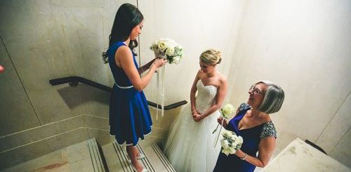 beautiful bride at winter white wedding in st. louis | Events Luxe weddings