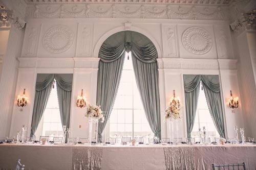 Wedding Reception at Marriott St Louis Grand Crystal Ballroom | St. Louis Weddings by Events Luxe