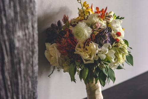 The Crimson Petal Bridal Bouquet | Events Luxe Weddings