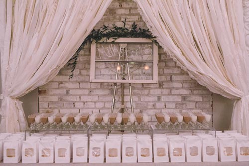 Guest setup at wedding reception St. Louis | Weddings by Events Luxe