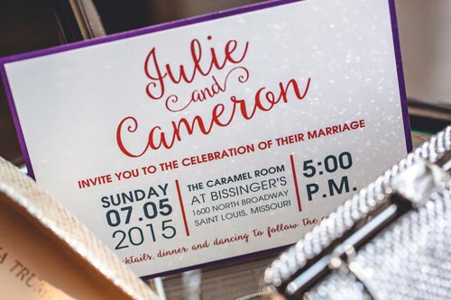 M Haley Designs invitations | Weddings by Events Luxe