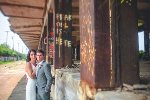 Bride & Groom Graffiti Photos | Weddings by Events Luxe