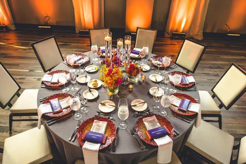 Wedding Reception at the Caramel Room at Bissingers | Weddings by Events Luxe