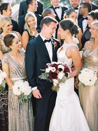 Wedding Party at Old Cathedral St Louis | Events Luxe Weddings