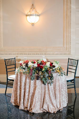 Missouri Athletic Club Table settings | Events Luxe Weddings