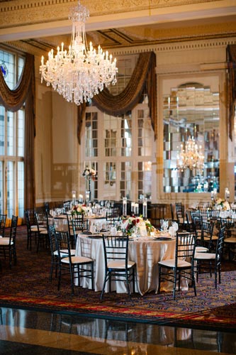 Missouri Athletic Club Table settings | Events Luxe Weddings