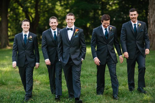 Groomsmen at the park | Events Luxe Weddings