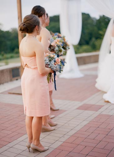 Bridesmaids in Peach | Events Luxe Weddings