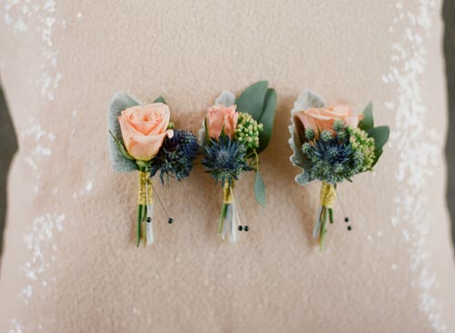 orange and blue flowers | events luxe weddings