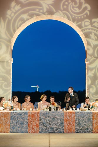 Bridal party table at World's Fair Pavilion \ Events Luxe Weddings